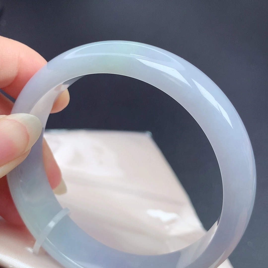 翡翠未镶嵌手镯58.7圈口