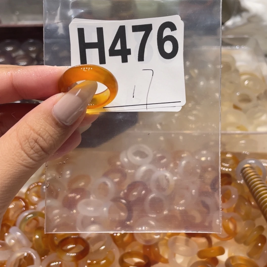 玛瑙/玉髓未镶嵌戒指476