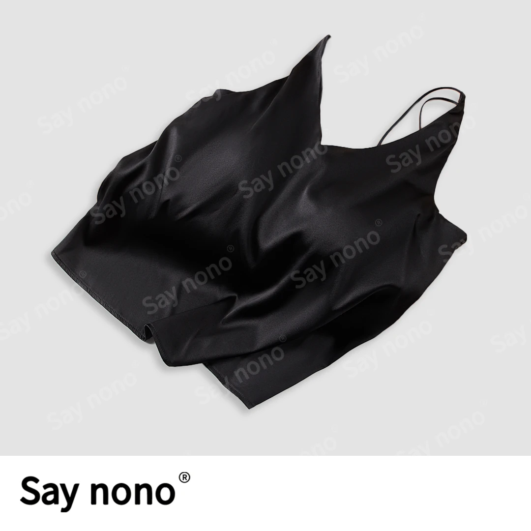 懒猫nono│Saynono 真丝文胸一体美背吊带/XXTG02S228