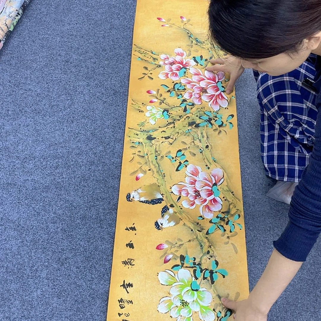 国画作品小姐姐放漏…