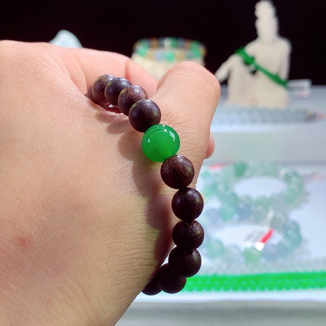 未镶嵌手链翡翠杭****砖卡9,2