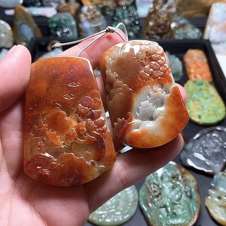 翡翠未镶嵌颈饰翡翠a货