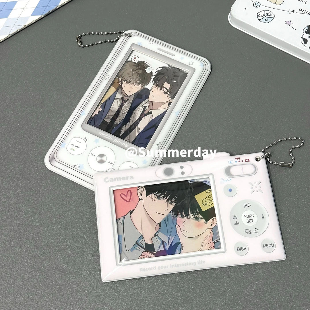 数码手机ccd卡套3寸追星爱豆小卡收纳校园卡谷美包包挂饰挂件