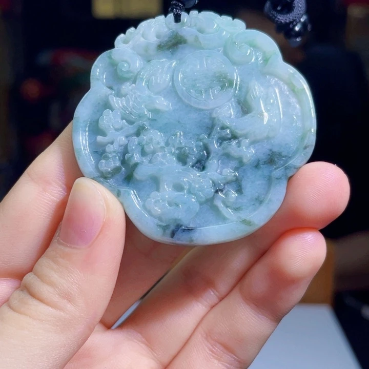 翡翠未镶嵌吊坠(不含链)X48