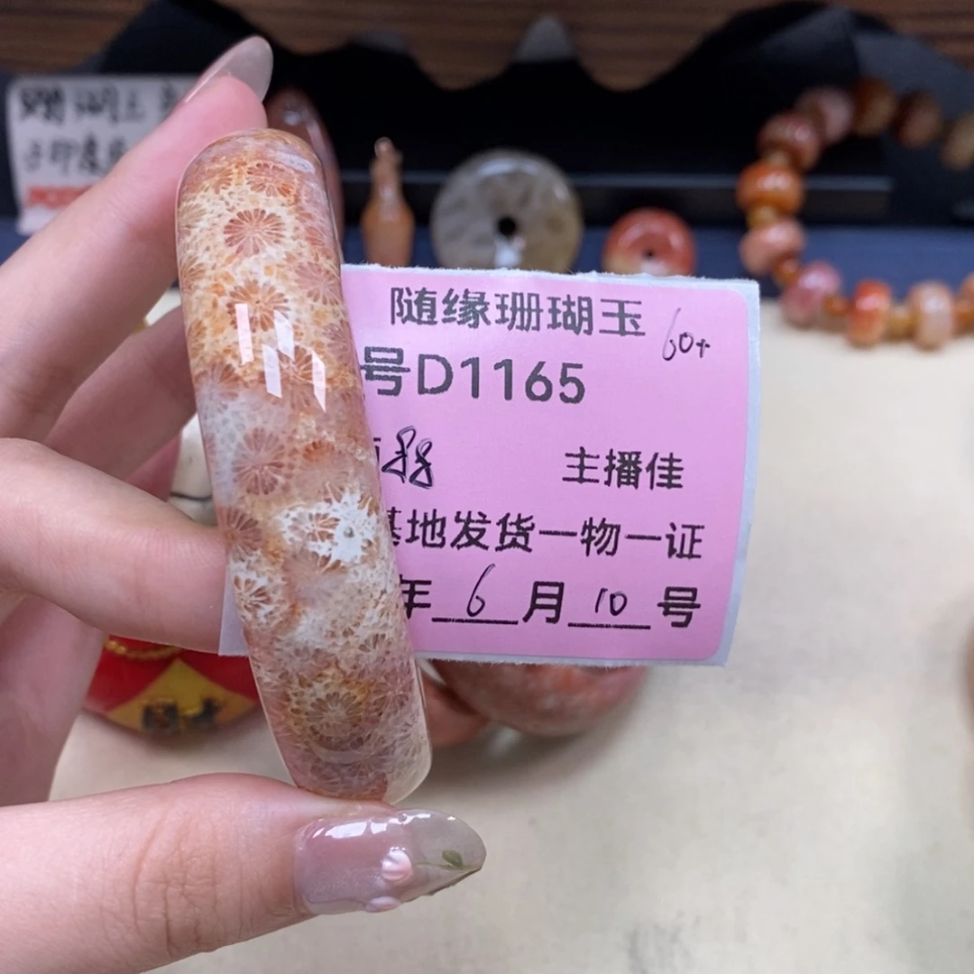 硅化珊瑚（珊瑚玉）D1165未镶嵌?****肉