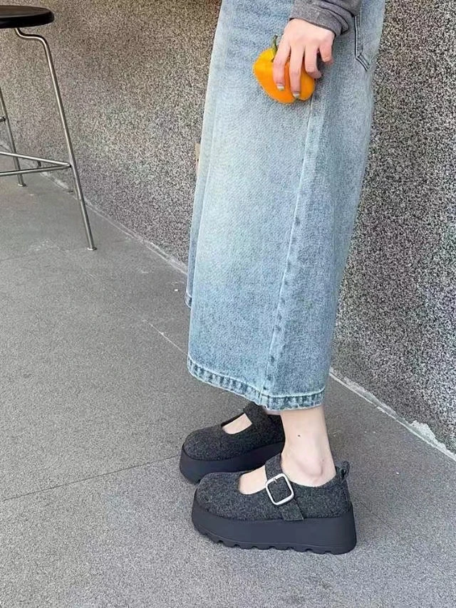 潮麦麦玛丽珍鞋8381