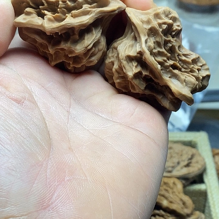 烟***灰桃核吊坠帝王小鸟