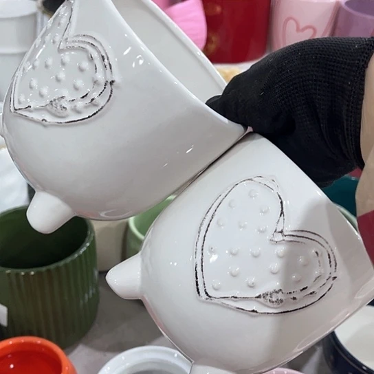 外贸尾货多肉绿植陶瓷花盆