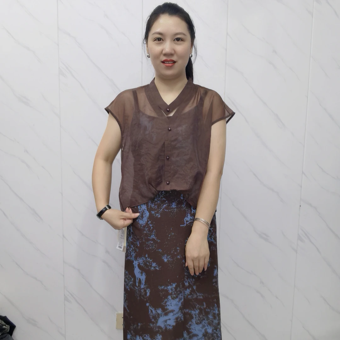 新款时尚洋气气质套裙1819