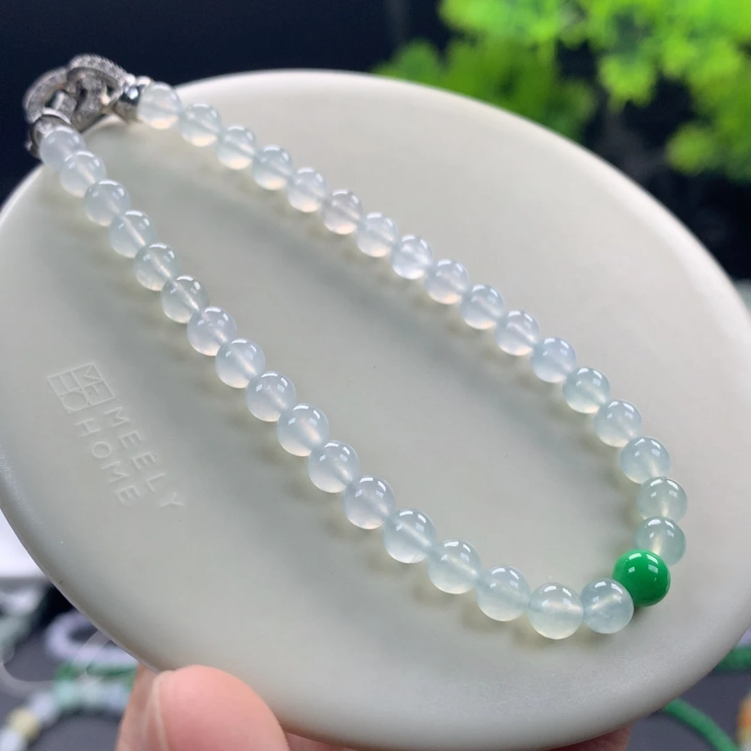 翡翠未镶嵌手链卡5