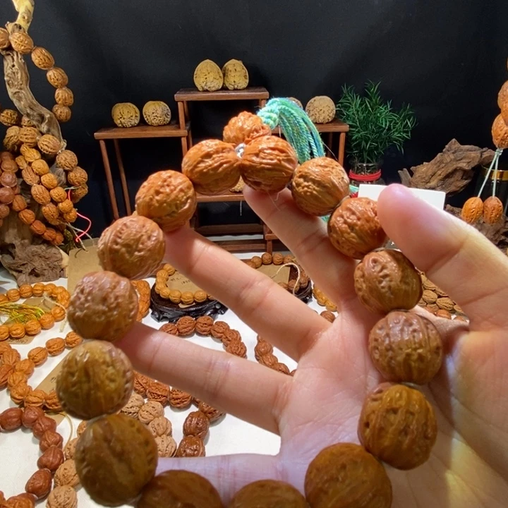 文玩核桃手串20野生小核桃手串