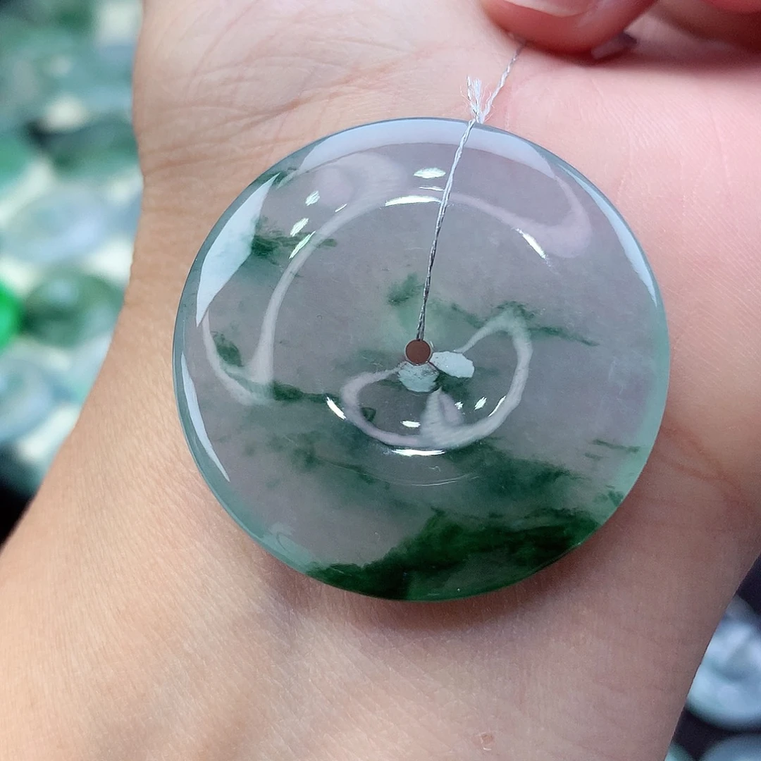 颈饰未镶嵌翡翠编号23尺寸33.7-5.6