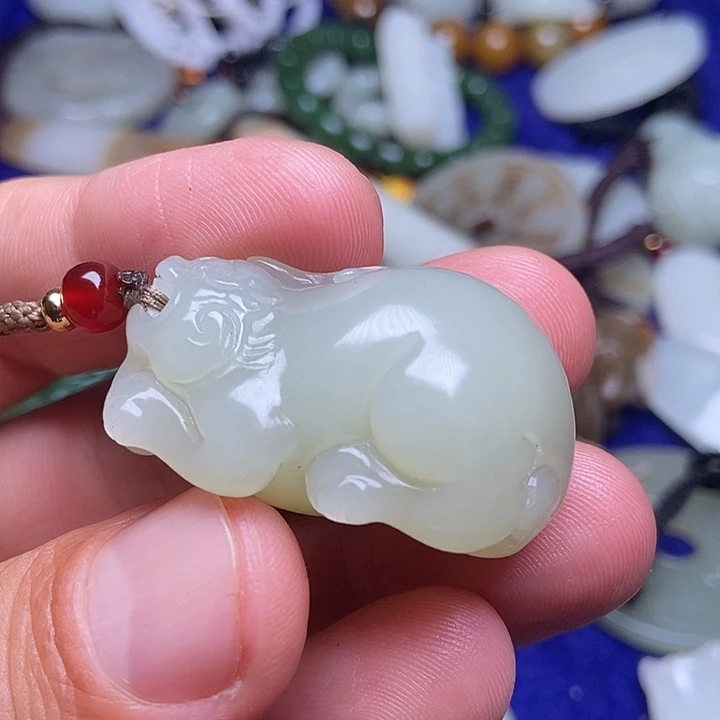 吊坠(不含链)未镶嵌和田玉宿****店