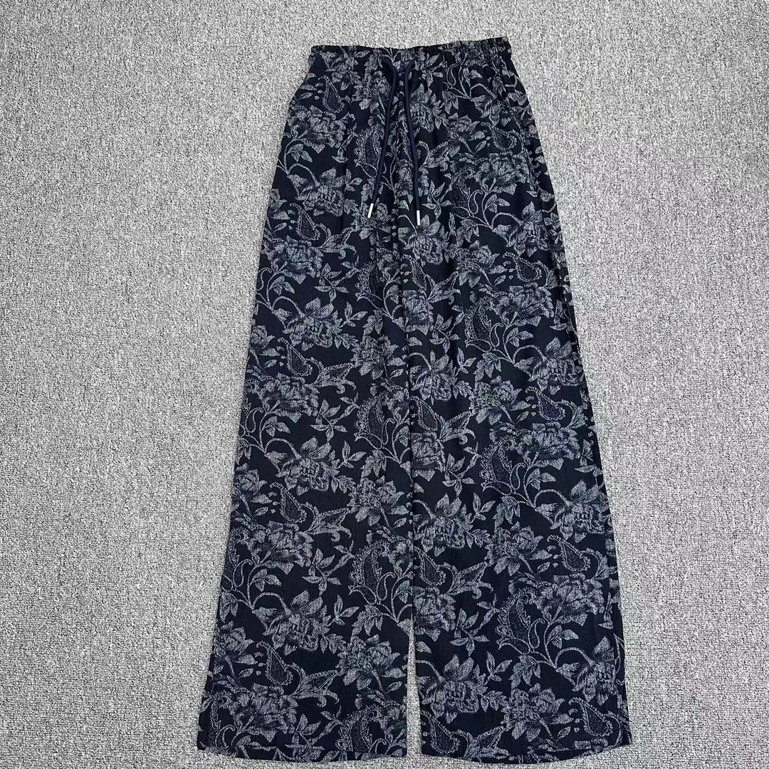 【周周家】6120濮院夏季苎麻休闲裤直筒女士休闲时尚街头风