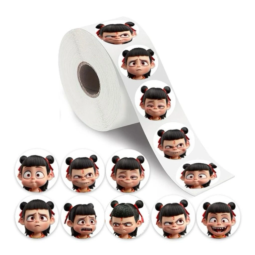 哪吒贴纸之魔童降世卡通可爱新款周边装饰手账本桌面贴纸贴画diy