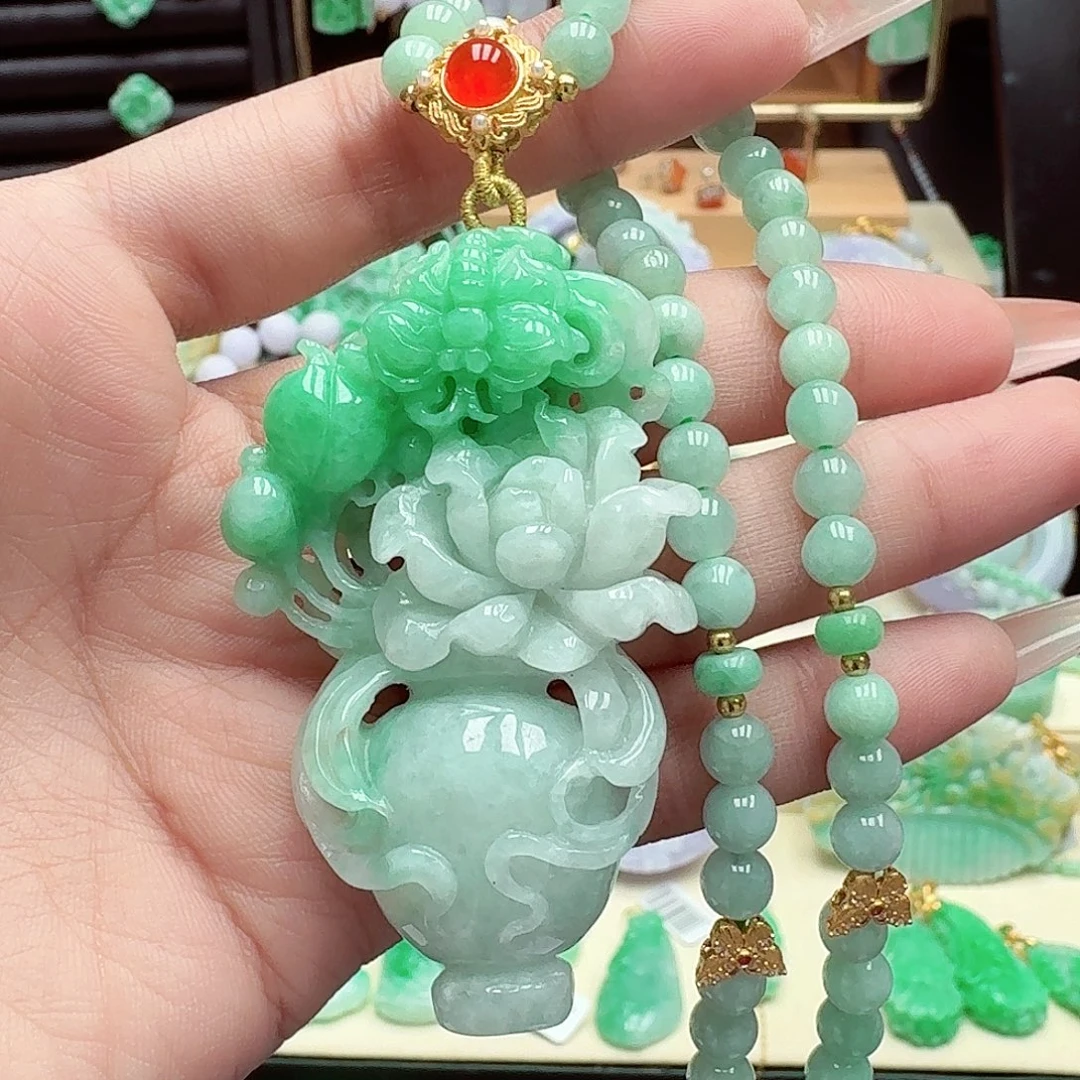 颈饰未镶嵌翡翠翡翠吊坠