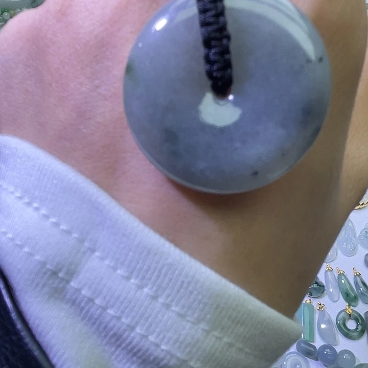 翡翠裸石天然翡翠平安扣