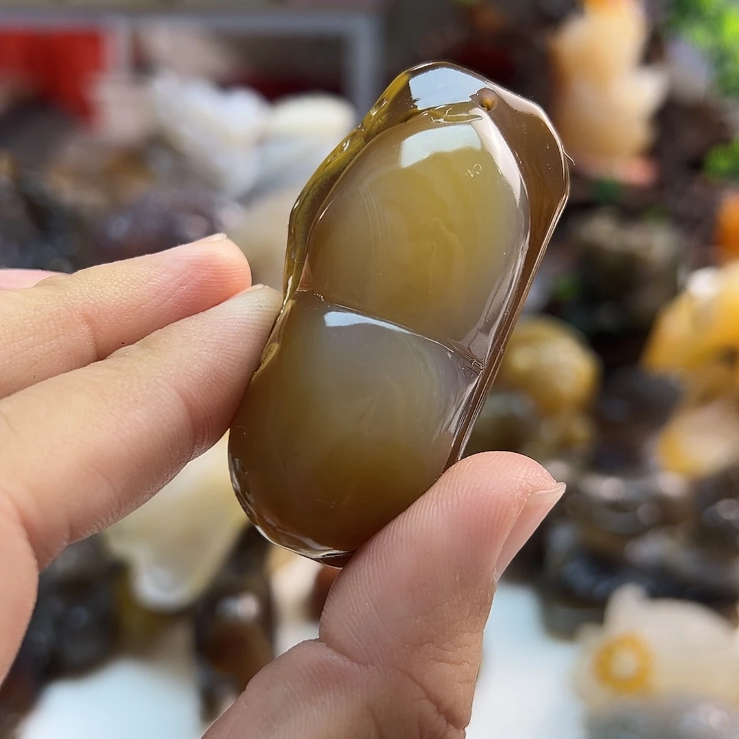 玛瑙/玉髓未镶嵌吊坠(不含链)