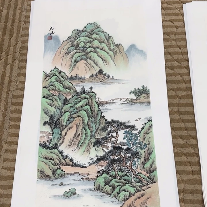 国画花鸟的翅膀和翅膀是一样长