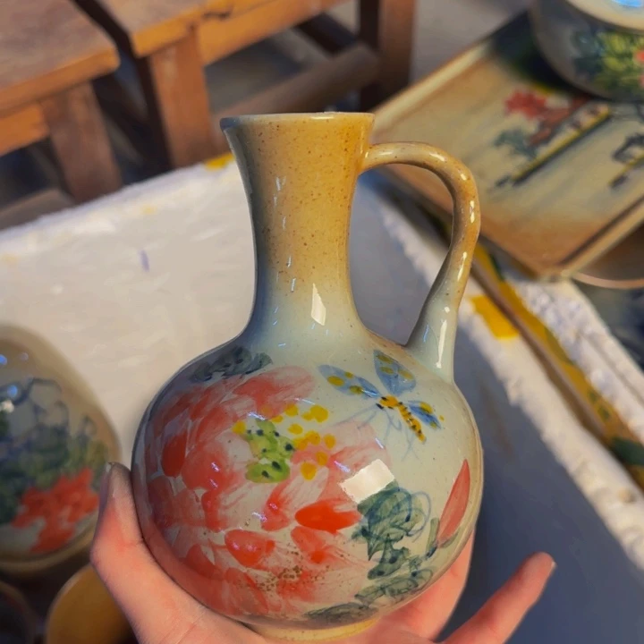 瓷片景德镇陶瓷手工手绘