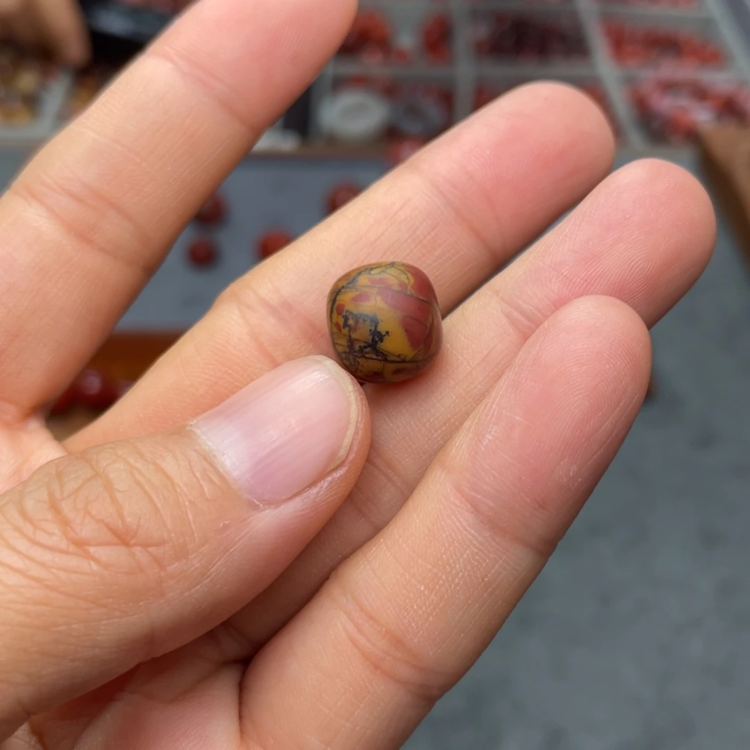 南红玛瑙单珠12多样性发1未镶嵌