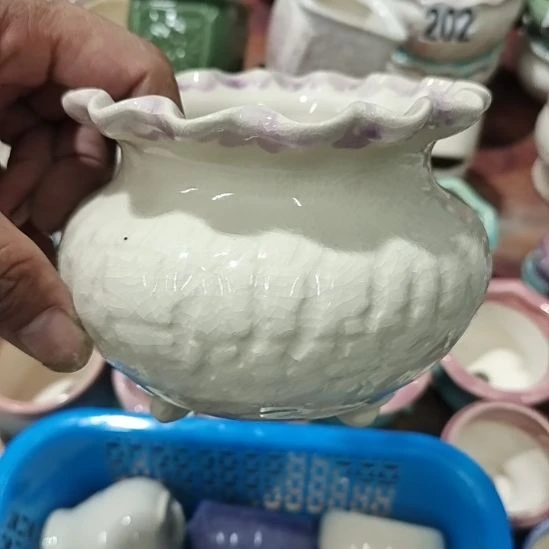 。微瑕陶瓷盆12包邮