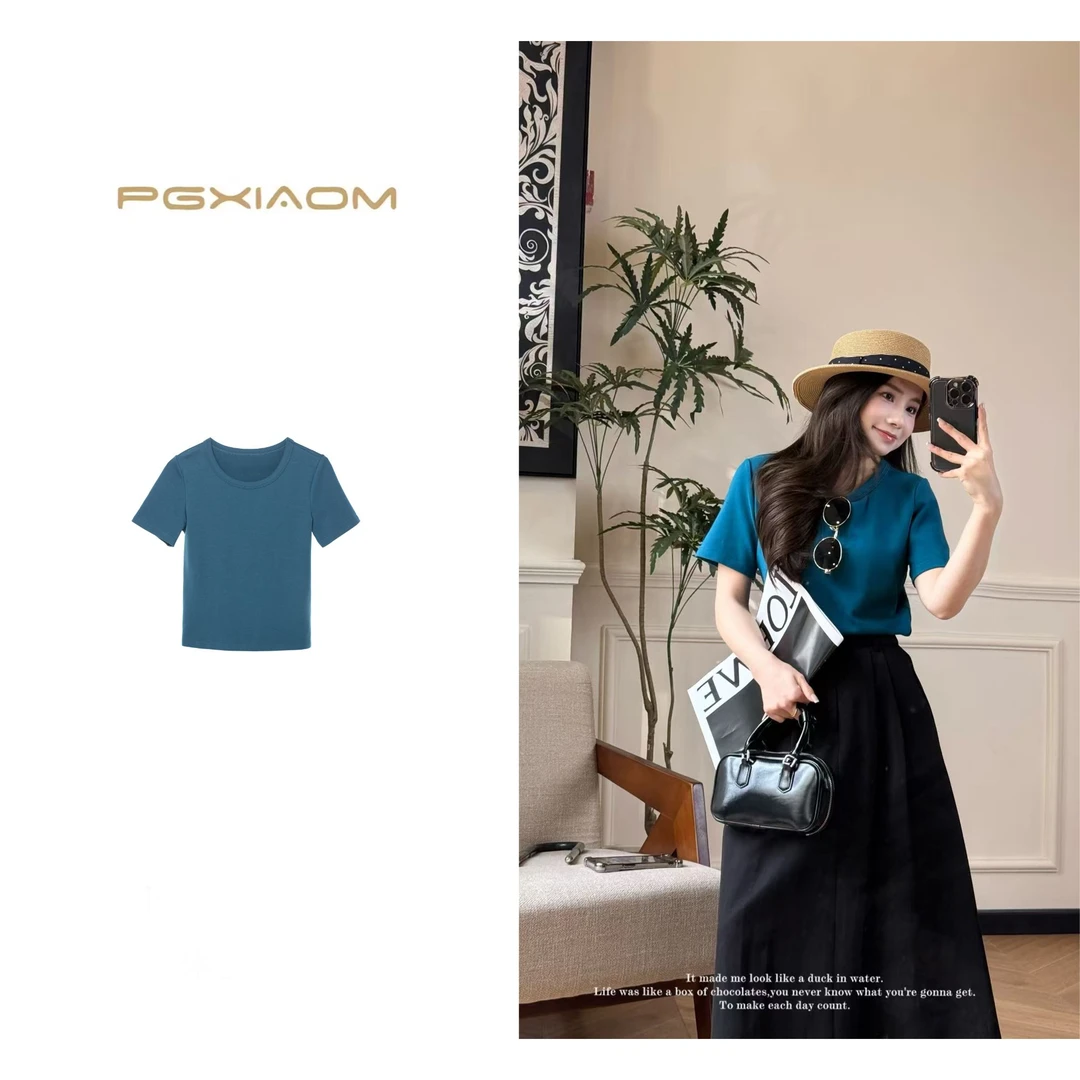 【PGXIAOM】润秀定制七色短袖T恤TX8502
