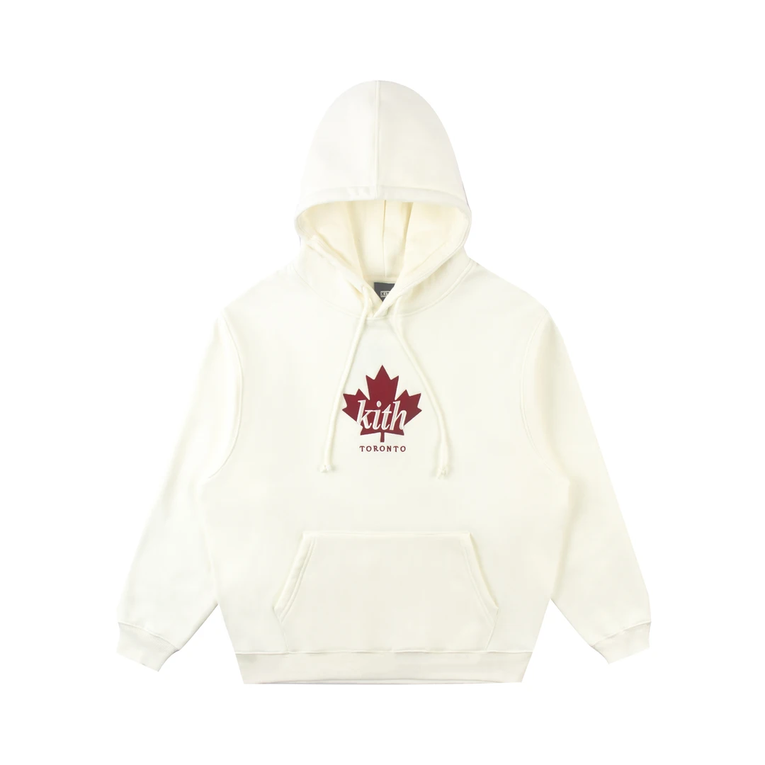 【官方正品】Kith 多伦多开业限定 枫叶套头连帽卫衣