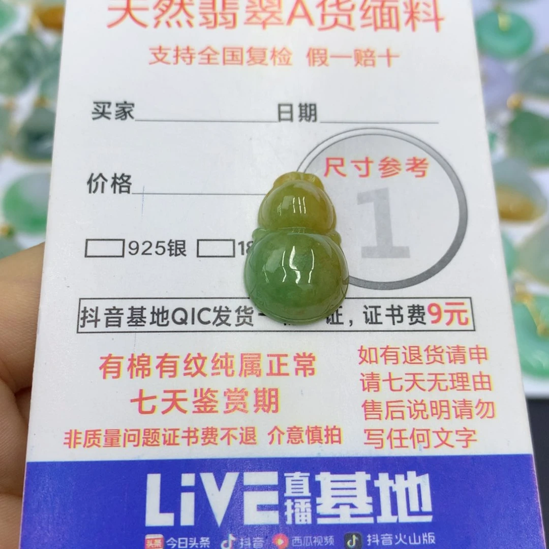 翡翠颈饰未镶嵌翡翠