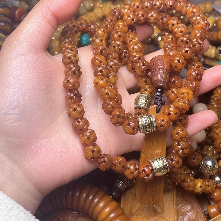 牛骨手串/手链喜*鈺牦牛骨路路通