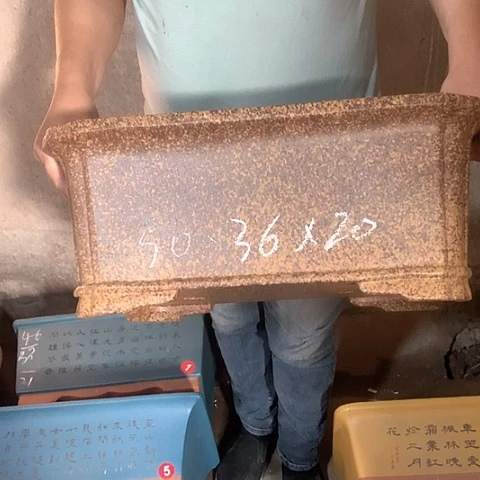 紫砂花盆手工制作