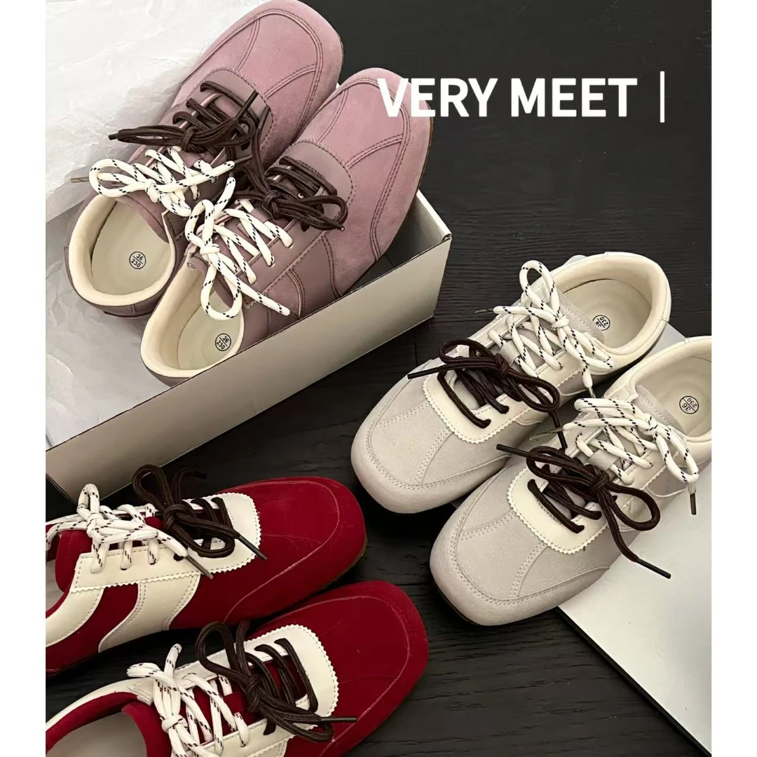 2025春季新款运动休闲板鞋软底德训时尚百搭阿甘鞋A9886