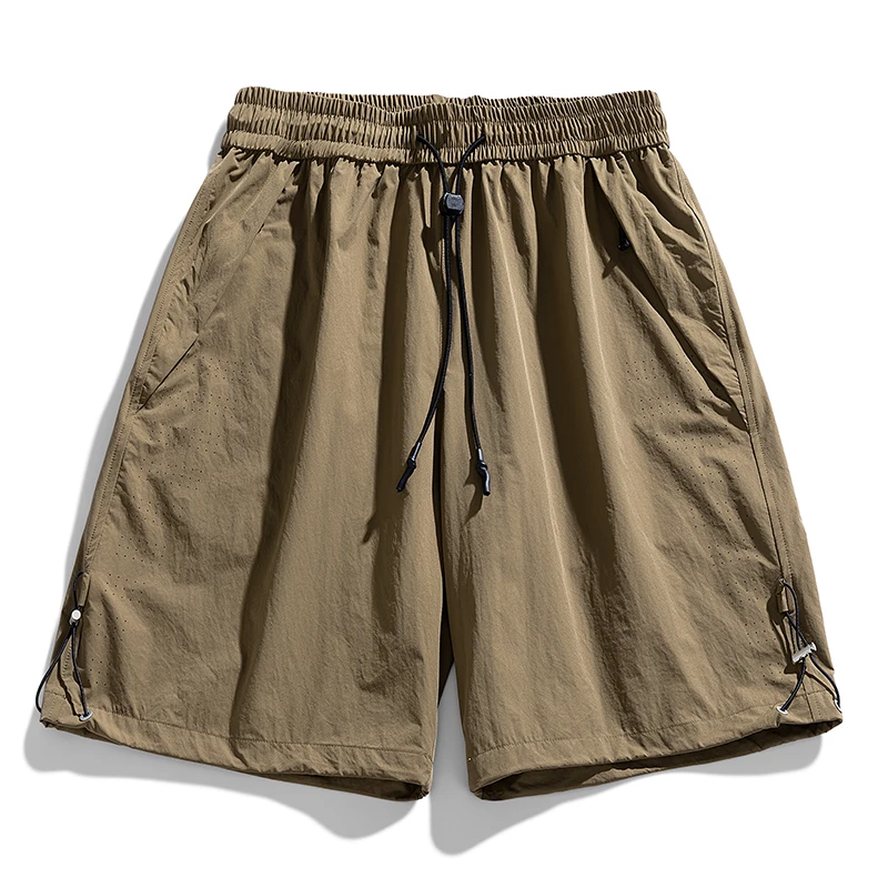 品牌男士情侣夏季百搭五分裤薄款透气凉感宽松潮流户外运动短裤