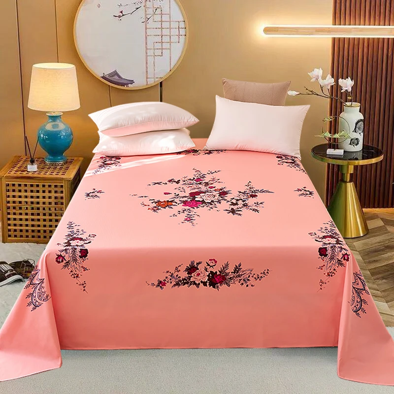 正宗国民纯棉老粗布床单家纺单件斜纹老式怀旧单人加厚全面床单