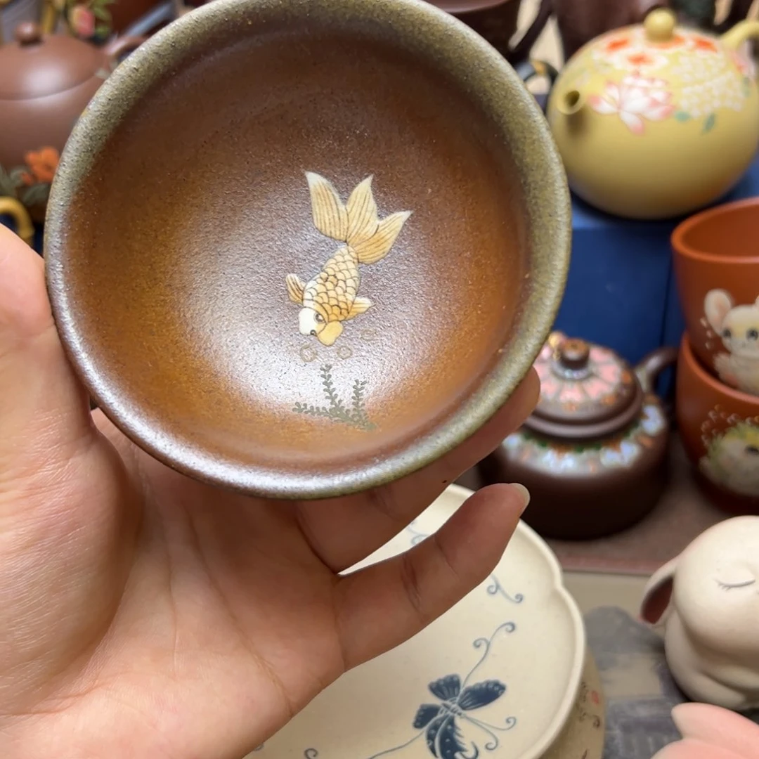 茶杯紫砂紫砂主人杯100c c