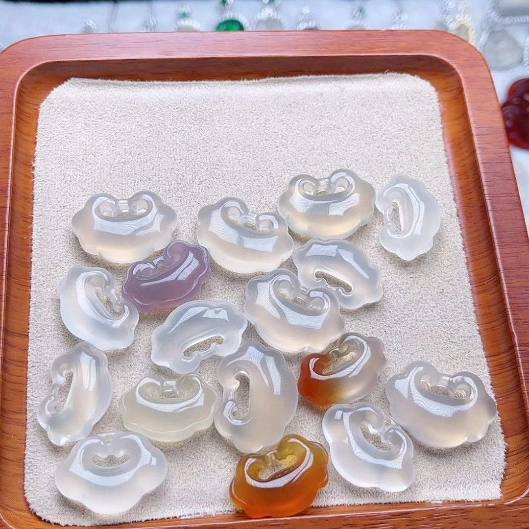 玛瑙/玉髓颈饰未镶嵌多样性发货 拍一发一