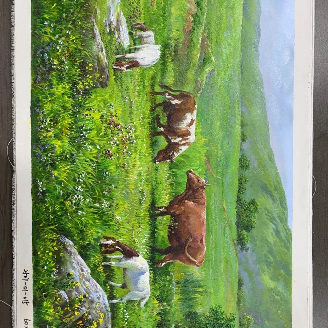 油画加油加油努力加油加油