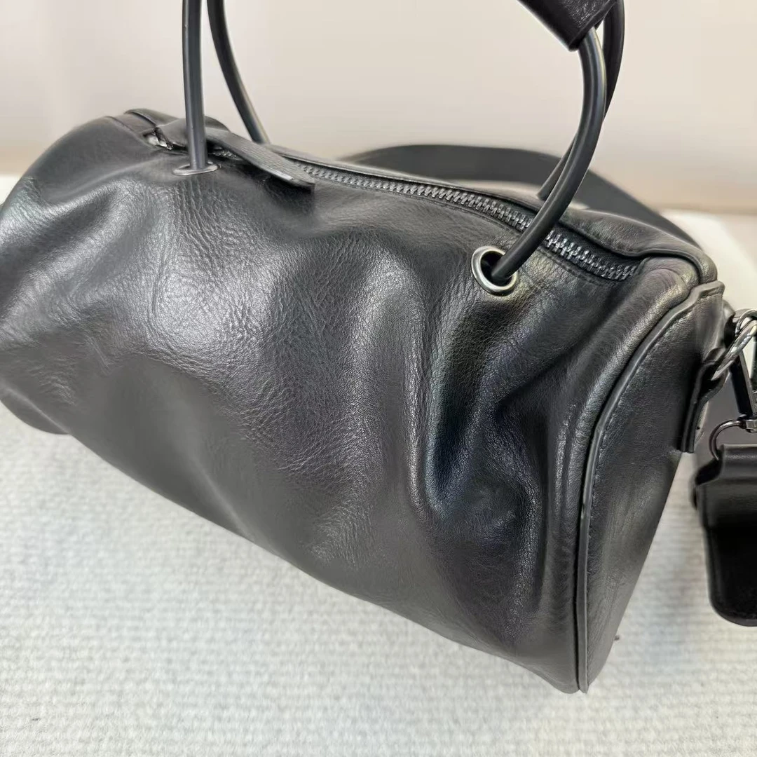 5463号#671#百搭简约时尚单肩斜挎水桶包