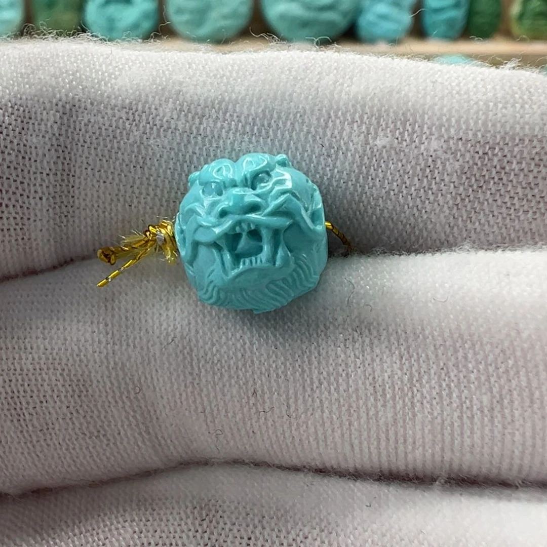 未镶嵌绿松石龙珠10.4mm