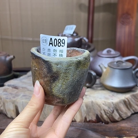 戬谷龙窑坭窑柴烧壶089