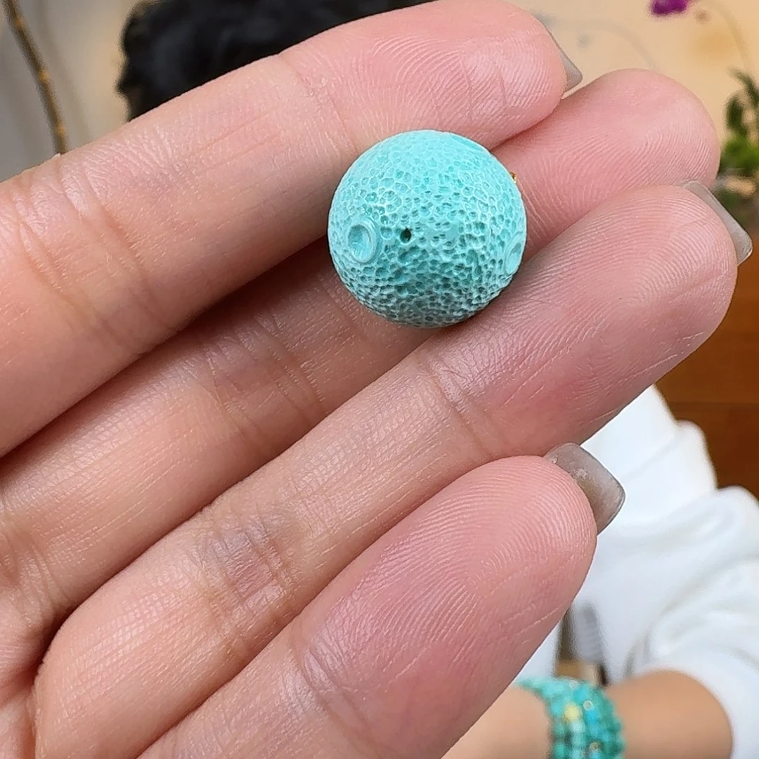 绿松石未镶嵌挂件