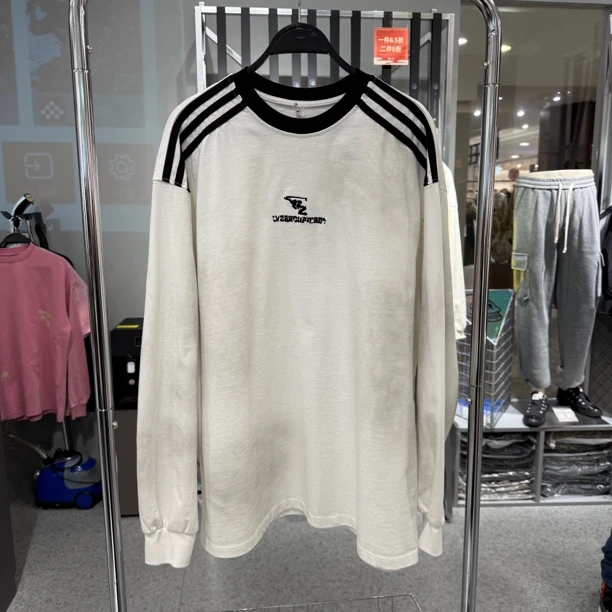 25SS1497Melly的长袖T恤无性别男女同款高克重圆领宽松上衣卫衣