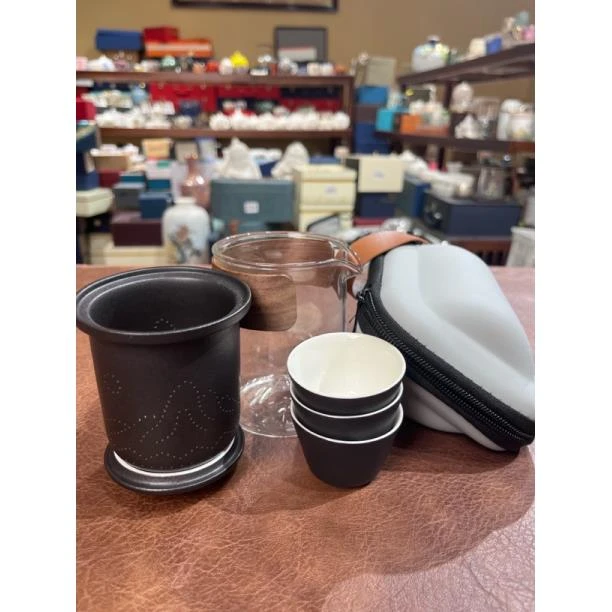 177路宝黑一壶三杯旅行茶具