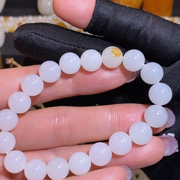 和田玉未镶嵌手链