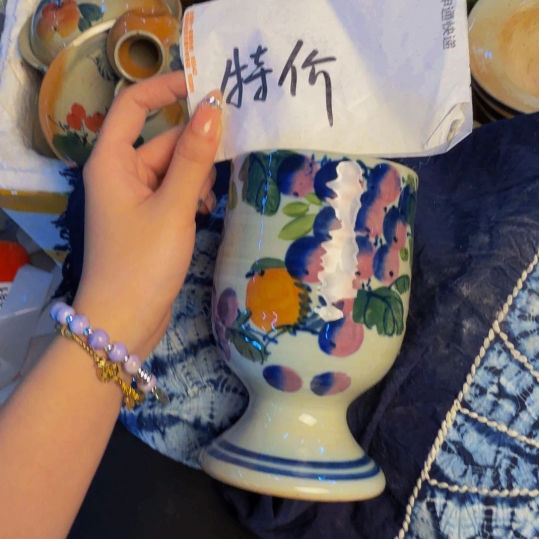 瓷片景德镇陶瓷手工手绘