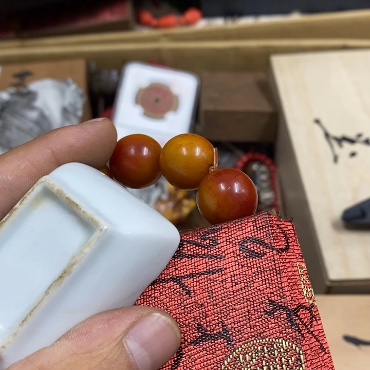 瓷泽***液中古品瓷工艺品的