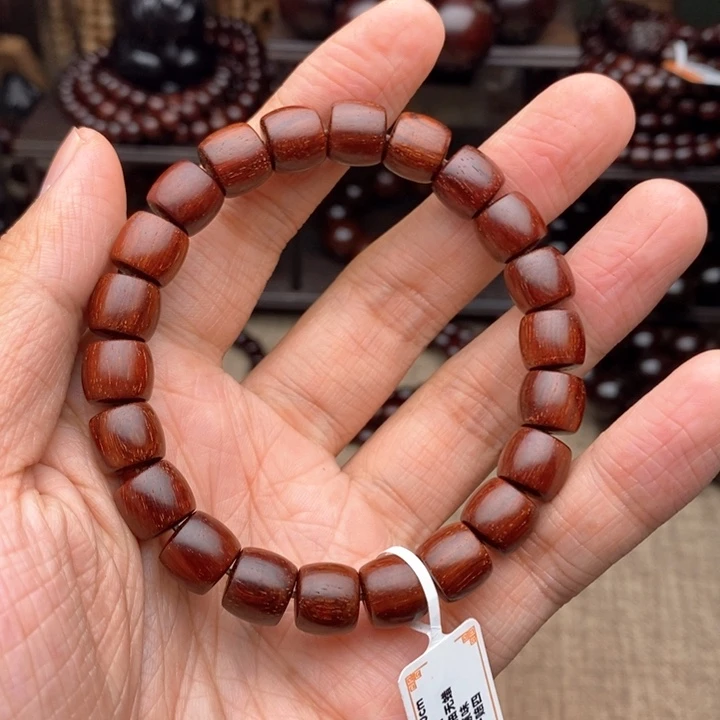 檀香紫檀（小叶紫檀）手串/手链910直切原汁原味（车痕）