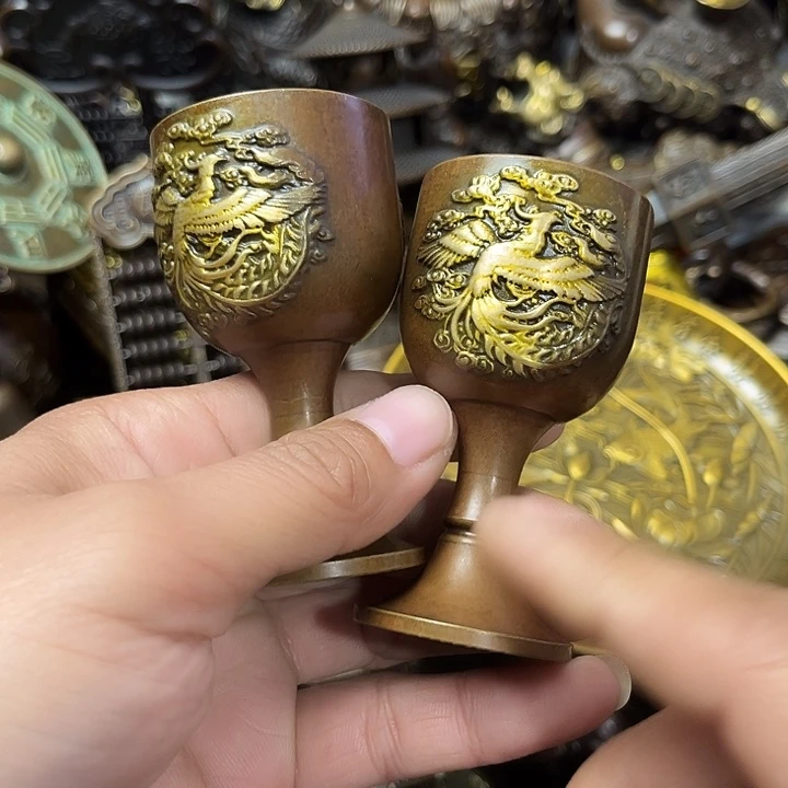 顺顺利利，铜器摆件