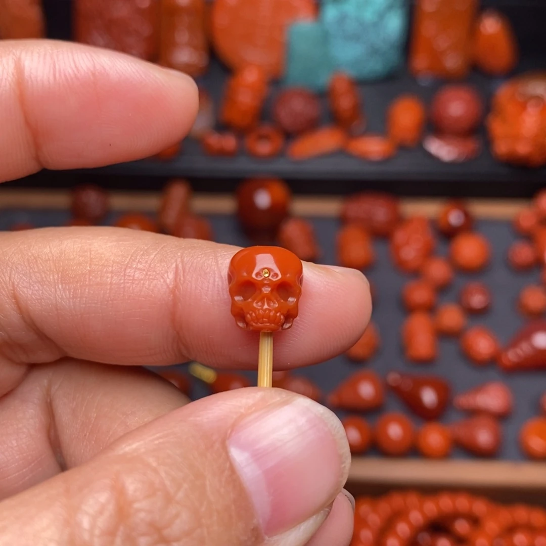 南红玛瑙配饰未镶嵌寻**忆配饰