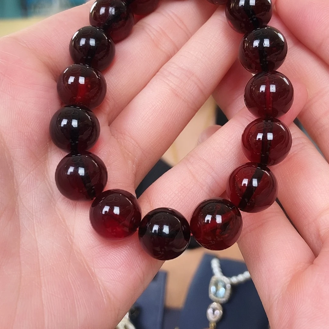 琥珀未镶嵌手串手串